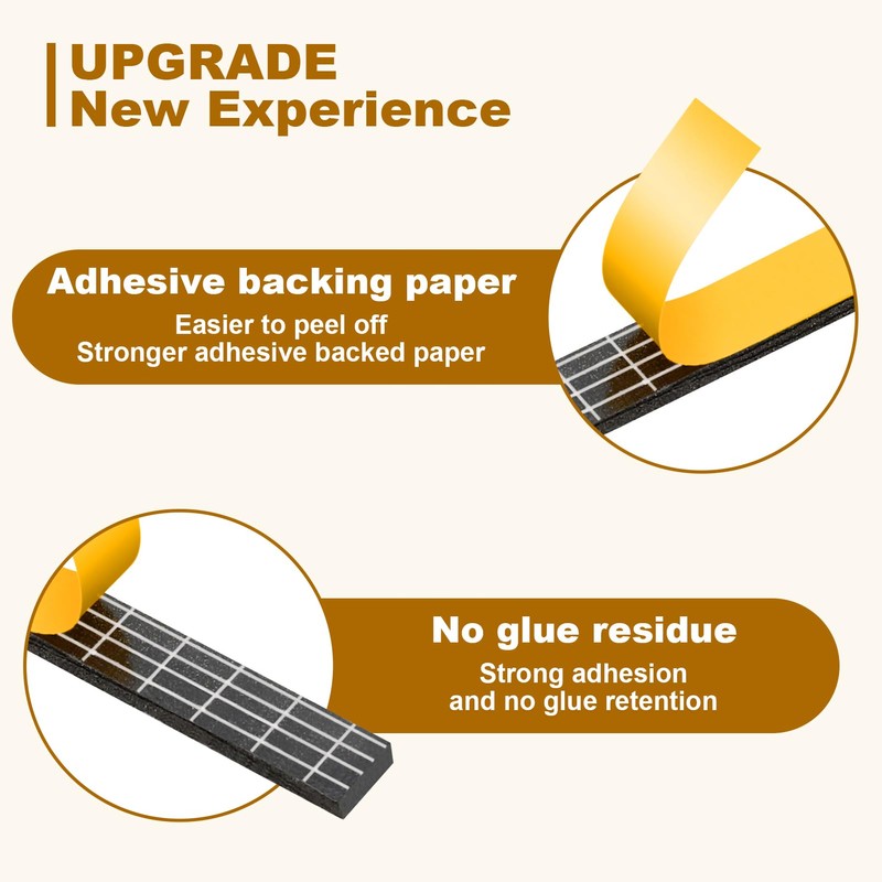 Inwee Draft Excluder for Doors, Weather Stripping Foam Tape 6mm(W)