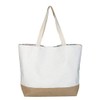 Idena 31018 Summer Time Canvas Beach Bag with Floral Pattern,