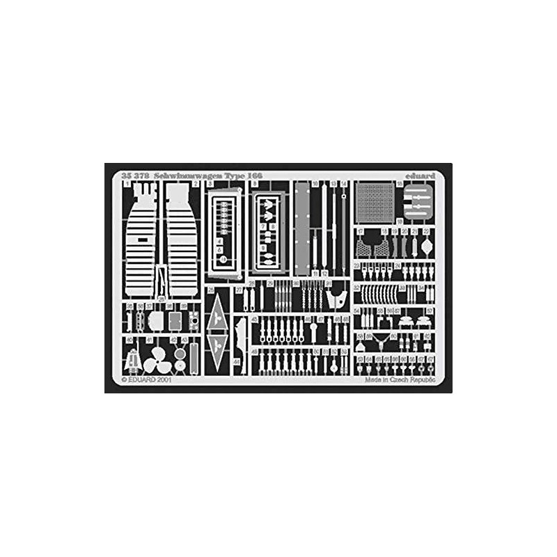 Eduard Accessories – 35378 Model-Making Accessory Type Swimming Vehicle 166