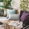 Miulee Set of 2 Waterproof Cushion Covers, Outdoor Sofa Cushion
