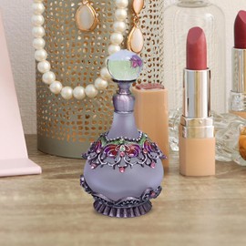 Harilla Parfümflasche, Parfümspenderglas, klassische, auslaufsichere, tragbare, leere Mehrzweckflasche, Parfüm für Damen, Mädchen und Frauen, Violett
