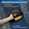 BaiKevin Premium Electrostatic Pet Hair Remover Gloves (2PCS - Large