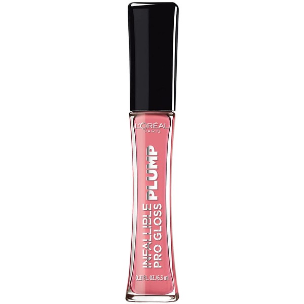 L'Oreal Paris Infallible Pro Gloss Plump Lip Gloss with Hyaluronic Acid, Blossom