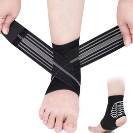 Ankle Brace, 2 Pack Breathable & Strong Ankle Brace for Sprained Ankle, Stabilize Ligaments, Prevent Re-Injury, Ankle Braces for men & women with Adjustable Wrap, (XL)