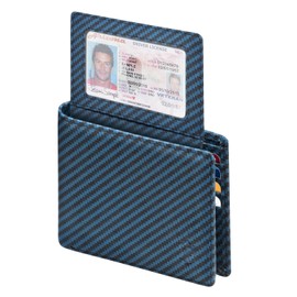 Zitahli Wallet for Men Slim Rfid Leather 2 ID Window With Mens Gifts Box