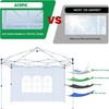 Acepic 2Pcs Instant Canopy Tent Sidewalls for 10x10 Pop-Up Canopy,
