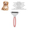 2 in 1 Pet Grooming Brush Washable Pet Dematting Comb