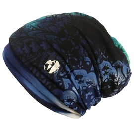 Fairy Black Mother Comfy Stretch Beanie hat, Day or Night Sleep Cap, Satin Alternative