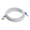 miniHDMI Cable | 3 m | White/Blue | HDMI 2.0