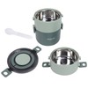 3-Layer Thermal Lunch Box, Leak-Proof, Vacuum Insulated Thermos Container for
