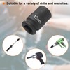 sourcing map 2pcs Deep Impact Socket 3/8" Square Drive by