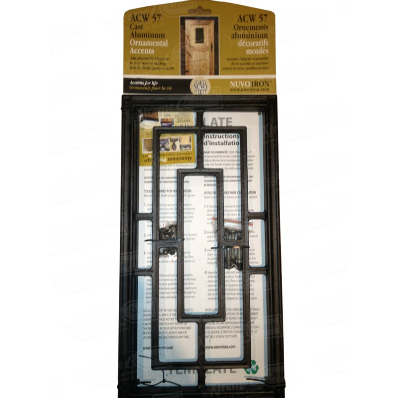 Nuvo Iron Decorative Insert for Fencing, Gates, Home, Garden -