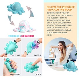 Fidget Toys Pack, 30Pcs Fidget Toys for Kids Adults, Sensory Fidgets Pack Anxiety Relief Toys for Autism, Simple Fidget Box with Fidget Popper for Party Bag Fillers, School Classroom Reward