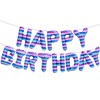 Gaming Happy Birthday Banner Video Game Theme Party Decorations Supplies