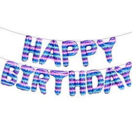 Gaming Happy Birthday Banner Video Game Theme Party Decorations Supplies Backdrop for Boys Kids