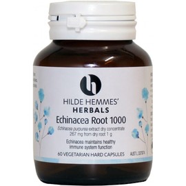 Hilde Hemmes Herbals Echinacea Root 1000mg 60 Capsules BEST BEFORE DECEMBER 2025