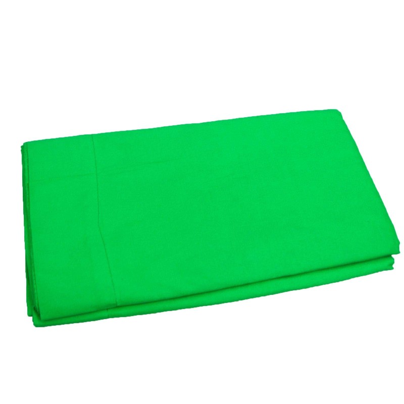 Green Screen Backdrop, 1.8x2.7m/6x9ft 100% Cotton Muslin Photography Backdrop, Collapsible