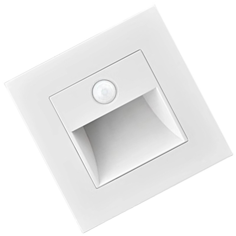 Motion Sensor Night Light PC Super Bright Wall Embedded LED