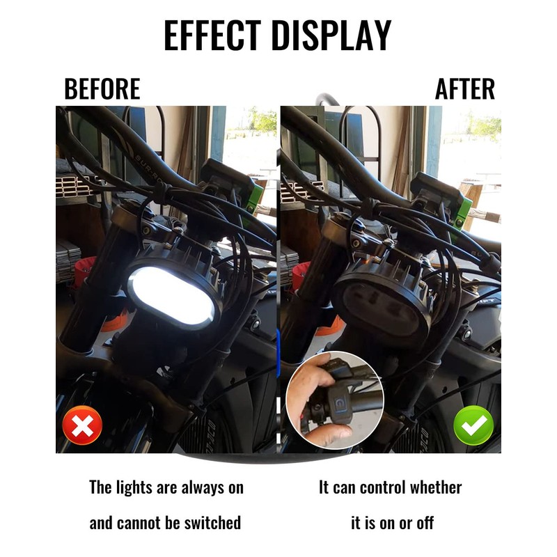 Headlight Kill Switch Fit for Sur Ron Segway X160 X260