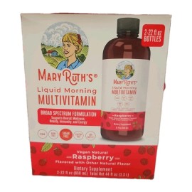 Sliquid Mary Ruth's Liquid Morning Vegan Multivitamin Raspberry 44 oz TOTAL