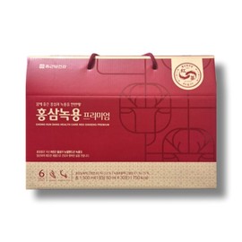 Jongkundang Health 종근당건강 홍삼녹용 프리미엄 50ml 30포 1박스_WB Jongkundang Health Red Ginseng Deer Antler Premium 50ml 30 Packs 1 Box_WB