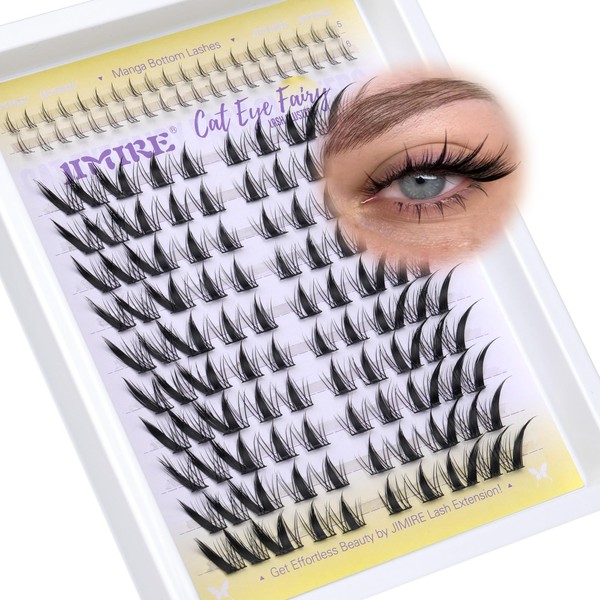 Wispy Lash Clusters Manga Eyelash Clusters Wispy Cat Eye Lashes