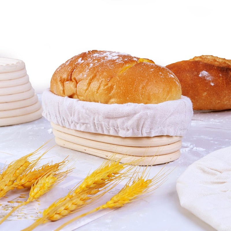 Premium Bread Proofing Basket Set – 9" Round & 10"
