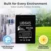 2 Pack UB645 6V 4.5AH Battery for LA640, FP640, CP640,