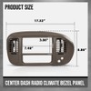 G-PLUS Center Dash Radio Bezel Compatible with Ford F150 Expedition
