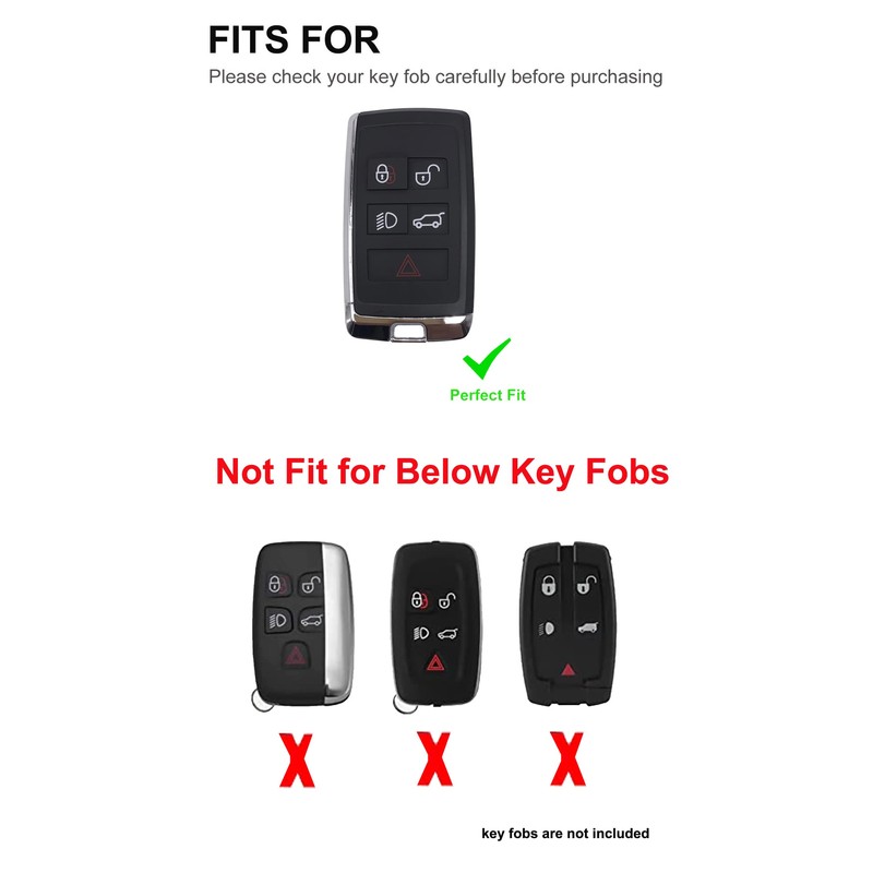 chyoekey Key Fob Cover Car Key Shell Case Protector Fit
