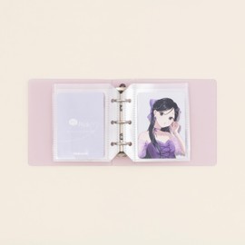 Nakabayashi MP-CBM7070-V My Pick Trading Card Binder, Mini Size, 3 Holes, 15 Ps, Holds 30 Sheets, Violet