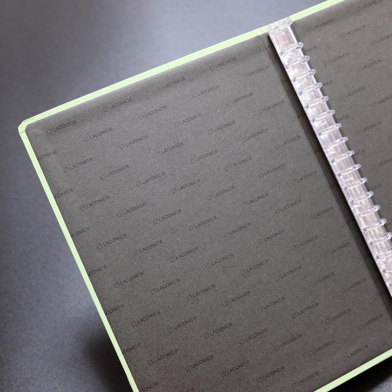 Laconic Loose Leaf Binder, A5, 20 Holes, FLEX, Gray LFX13-GY