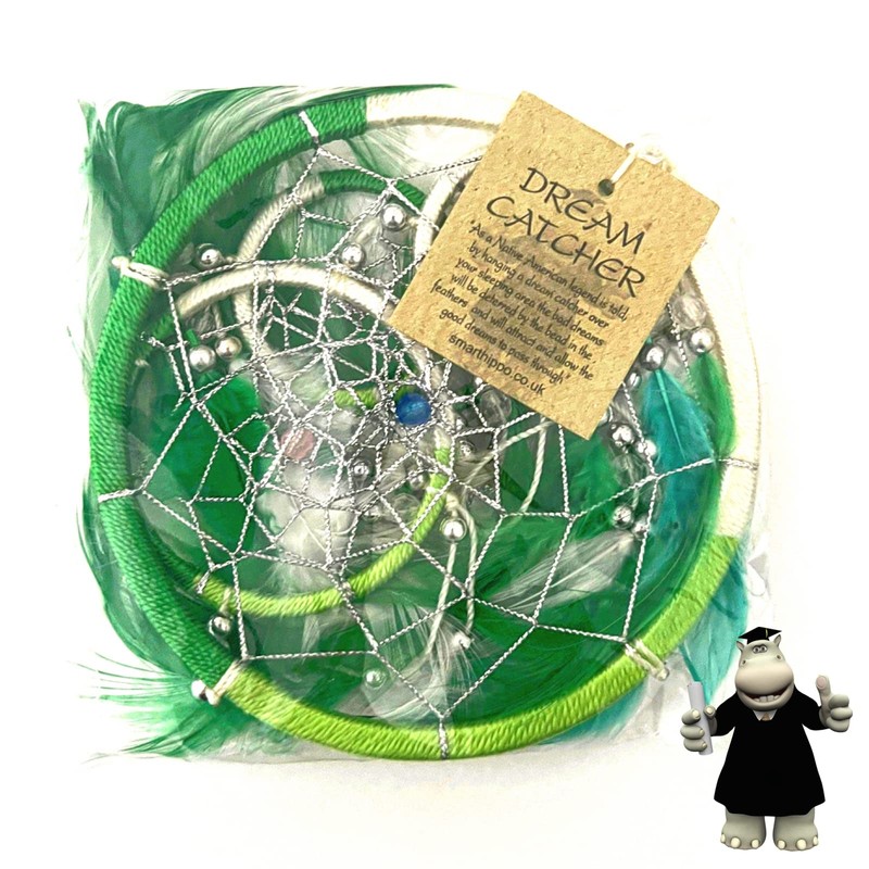 Smart Hippo Green and Light Green with Cream 5 ringed