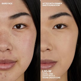 Smashbox Always On Foundation with Hyaluronic Acid, Medium-To-Full Coverage, Evens Skin Tone with a Natural Finish, 1.01 fl. oz., L10W