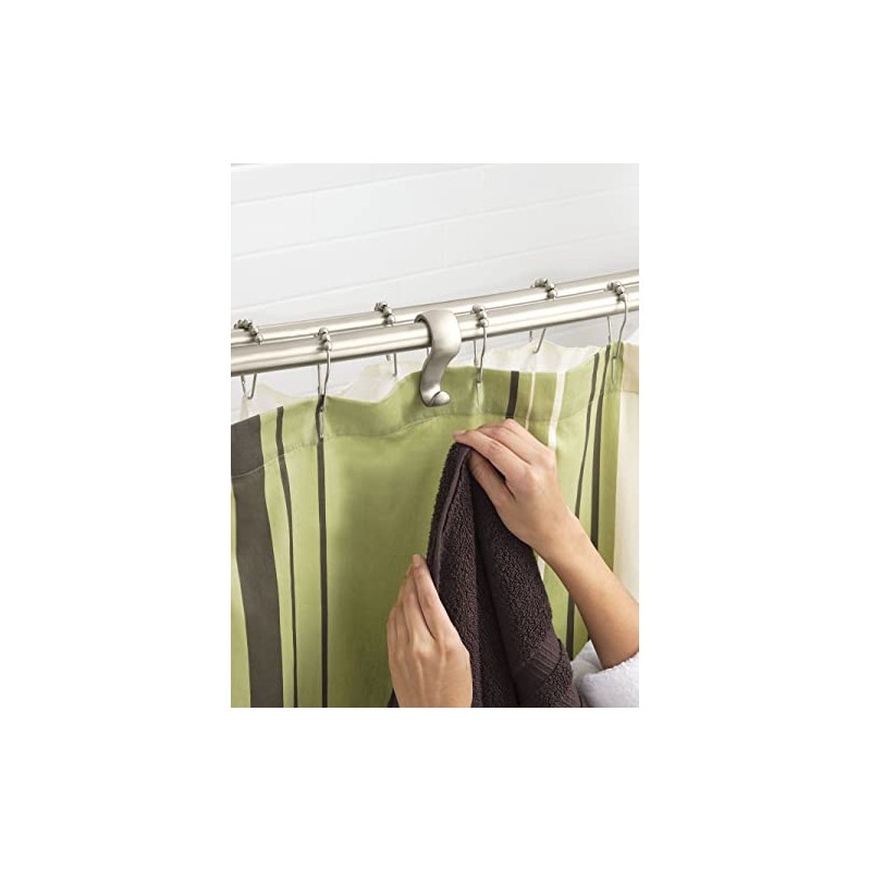 Moen Brushed Nickel Adjustable 57 to 60-inch Stainless Steel Double