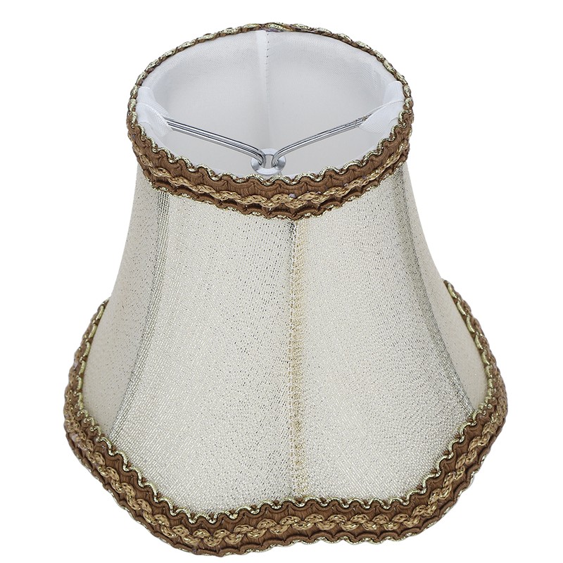 6Pcs Desktop Table Lamp Cover Fabric Lampshade Accessory for E14