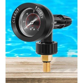 Upgraded Brass Insert R0357200 Air Gauge Release Valve Assembly Replacement for Zodiac Jandy CL CV DEL DEV JS Series Sand Filters Replace Part R0357200, 4580-003, 17-295-1062, 25357-357-000, R-03572
