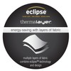 Eclipse Nadya Solid Thermal Insulated Single Panel Grommet Top Darkening