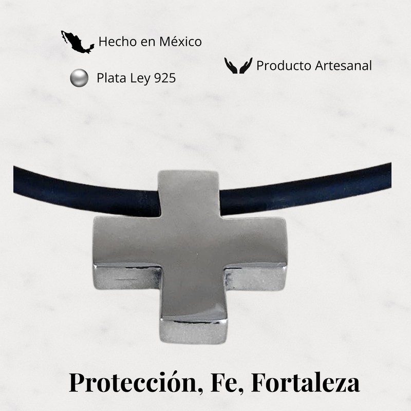TClaudia, Cruz de Plata 925 Suiza, collares para mujer y