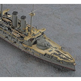Hasegawa QG60 1/700 Japanese Navy Battleship Mikasa Wooden Deck