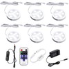 AIBOO LED Under Cabinet Lighting Dimmable with RF Remote Control,