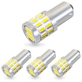 TORIBIO Vehicle LED Light, Ultra Bright Back Lamp LED Lamp, Universal, 18-Month Quality Guarantee (G14/BA9s/T8.5, 4-Piece Set)