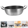 GRIRIW Stainless Steel Non Stick Cooking Pot Versatile Hot Pot