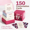 150 Conversation Starter Cards with Relationship Prompts for Couples