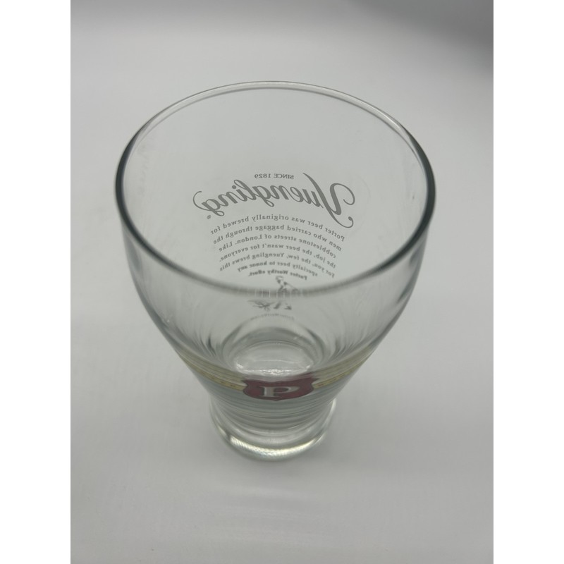 Yuengling Porter Worthy Brewery 12 Oz Drink Beer Glass Advertising