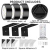 GCVV Battery-Powered Picture Lights with Remote Control, Magnetic LED Art
