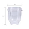 Replacement Accessory for Blender Juicer, Tall or Short Transparent Cup,