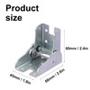 Biugaaufai 10 Pack 2.6 x 2.4 inches 90 Degree Folding