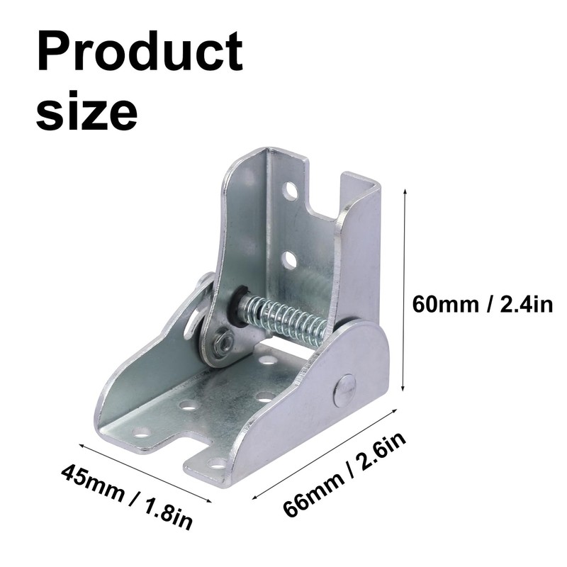 Biugaaufai 10 Pack 2.6 x 2.4 inches 90 Degree Folding
