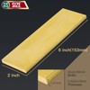 1/4" x 2" Brass Flat Bar Blank 6 "Long Solid
